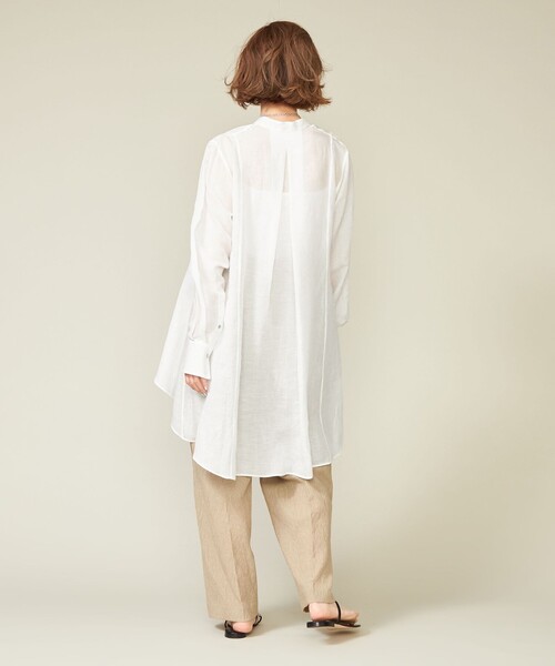 UNITED ARROWS｜<conte>シアー ドレープ チュニックブラウス