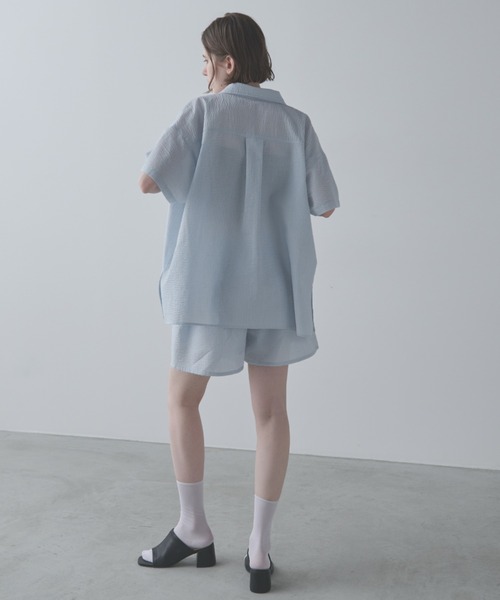 サッカーストライプイージーハーフパンツ（その他パンツ）｜Aunt