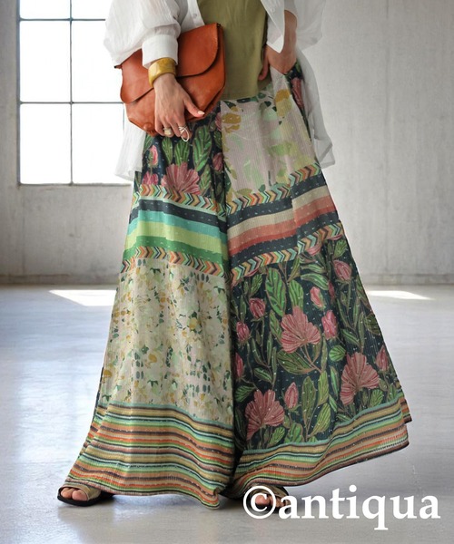 antiqua（アンティカ）の「ドビー柄ワイドパンツ（その他パンツ・レディース・その他・ONESIZE）」の14枚目の写真