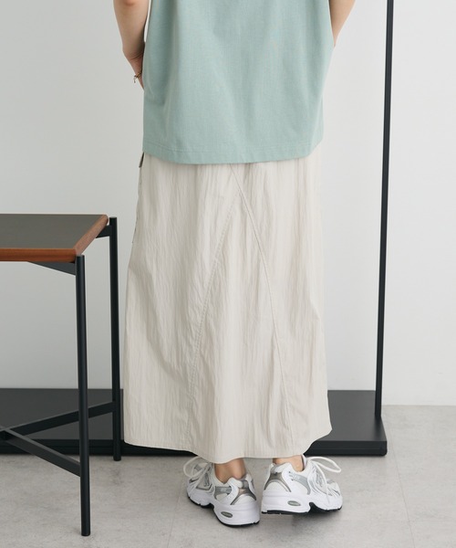 CRAFT STANDARD BOUTIQUE(クラフトスタンダードブティック)の「カーゴスカート(スカート・レディース・アイボリー/チャコールグレー/テラコッタ・FREE)」の5枚目の写真