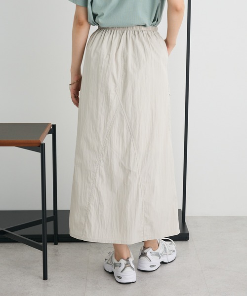 CRAFT STANDARD BOUTIQUE(クラフトスタンダードブティック)の「カーゴスカート(スカート・レディース・アイボリー/チャコールグレー/テラコッタ・FREE)」の6枚目の写真