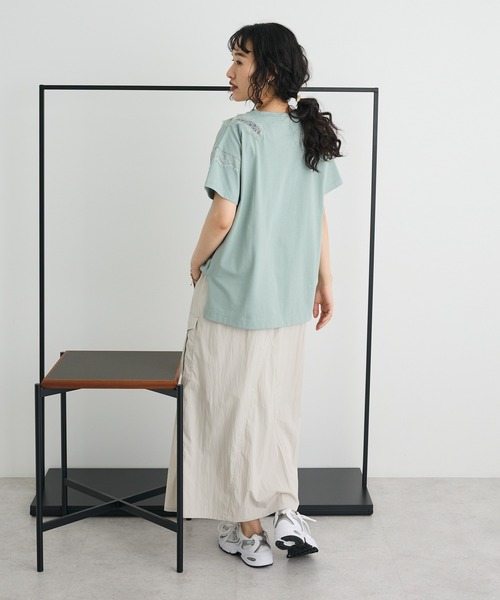 CRAFT STANDARD BOUTIQUE(クラフトスタンダードブティック)の「カーゴスカート(スカート・レディース・アイボリー/チャコールグレー/テラコッタ・FREE)」の10枚目の写真