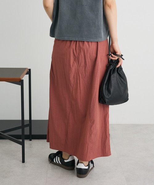 CRAFT STANDARD BOUTIQUE(クラフトスタンダードブティック)の「カーゴスカート(スカート・レディース・アイボリー/チャコールグレー/テラコッタ・FREE)」の14枚目の写真