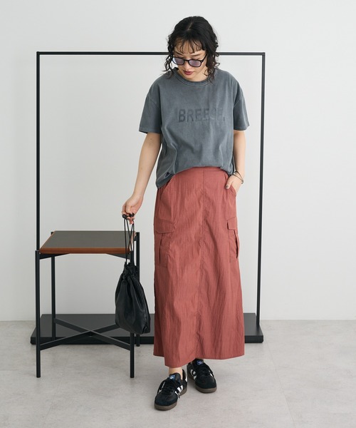 CRAFT STANDARD BOUTIQUE(クラフトスタンダードブティック)の「カーゴスカート(スカート・レディース・アイボリー/チャコールグレー/テラコッタ・FREE)」の15枚目の写真