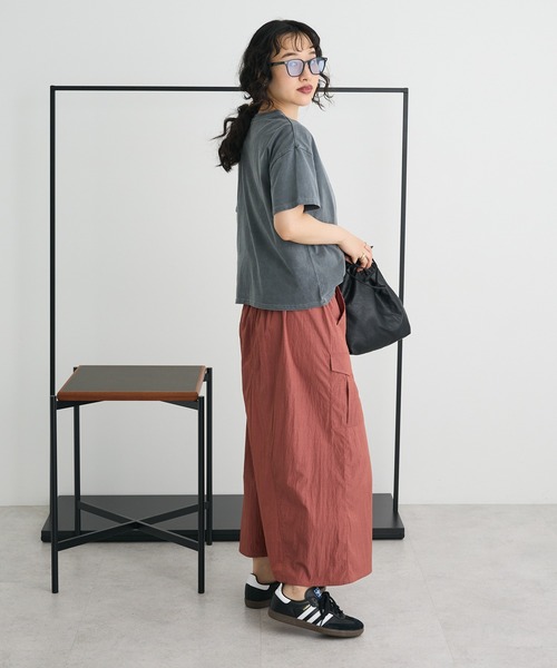 CRAFT STANDARD BOUTIQUE(クラフトスタンダードブティック)の「カーゴスカート(スカート・レディース・アイボリー/チャコールグレー/テラコッタ・FREE)」の19枚目の写真