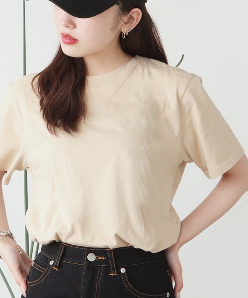 TOWNCRAFT(タウンクラフト)の「TOWNCRAFT/タウンクラフト USA MADE PACK TEE Tシャツ(Tシャツ/カットソー・メンズ・ホワイト/ベージュ/ナチュラル/ネイビー/パープル/チャコール・L/XL/M)」の3枚目の写真