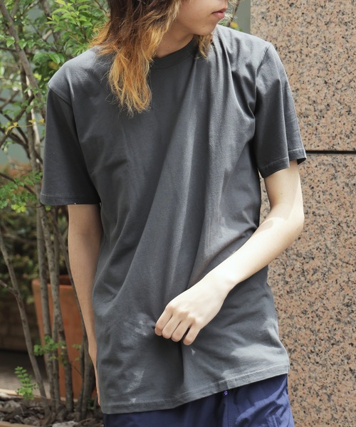 TOWNCRAFT(タウンクラフト)の「TOWNCRAFT/タウンクラフト USA MADE PACK TEE Tシャツ(Tシャツ/カットソー・メンズ・ホワイト/ベージュ/ナチュラル/ネイビー/パープル/チャコール・L/XL/M)」の2枚目の写真