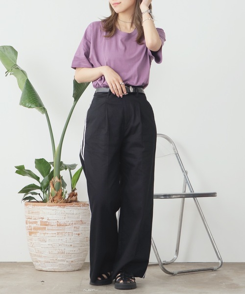 TOWNCRAFT(タウンクラフト)の「TOWNCRAFT/タウンクラフト USA MADE PACK TEE Tシャツ(Tシャツ/カットソー・メンズ・ホワイト/ベージュ/ナチュラル/ネイビー/パープル/チャコール・L/XL/M)」の12枚目の写真