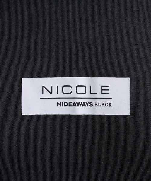 HIDEAWAYS NICOLE(ハイダウェイニコル)の「シルケットVネック半袖Tシャツ(Tシャツ/カットソー・メンズ・ブラック/オフホワイト/ブルー・MEDIUM/LARGE/X-LARGE)」の13枚目の写真