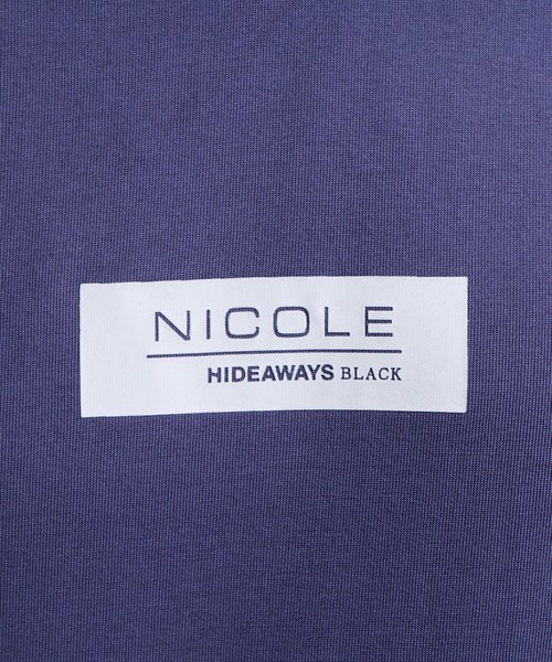 HIDEAWAYS NICOLE(ハイダウェイニコル)の「シルケットVネック半袖Tシャツ(Tシャツ/カットソー・メンズ・ブラック/オフホワイト/ブルー・MEDIUM/LARGE/X-LARGE)」の14枚目の写真