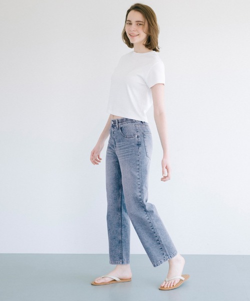 coca（coca）（コカ）の「テーパードパンツ（デニムパンツ・レディース・ブルー/ライトブルー・S/L/M）」の11枚目の写真