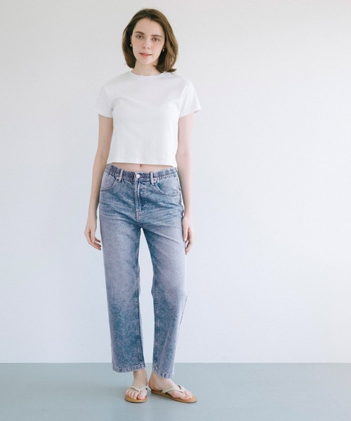 coca（coca）（コカ）の「テーパードパンツ（デニムパンツ・レディース・ブルー/ライトブルー・S/L/M）」の12枚目の写真