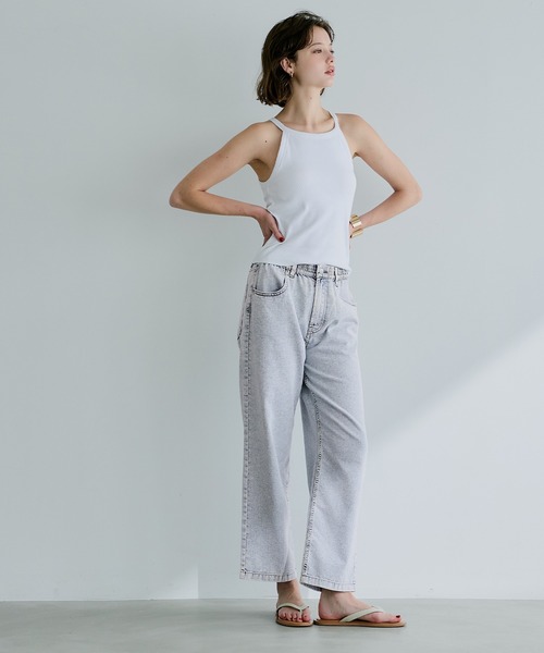 coca（coca）（コカ）の「テーパードパンツ（デニムパンツ・レディース・ブルー/ライトブルー・S/L/M）」の13枚目の写真