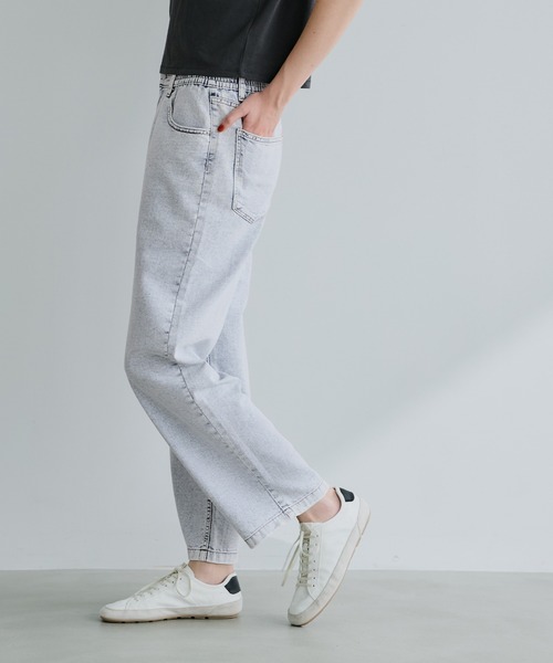 coca（coca）（コカ）の「テーパードパンツ（デニムパンツ・レディース・ブルー/ライトブルー・S/L/M）」の16枚目の写真