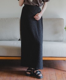 slattgir（スラットジール）の「高身長　ポコポコＩラインマキシスカート（トールサイズ）Essenave（スカート）」