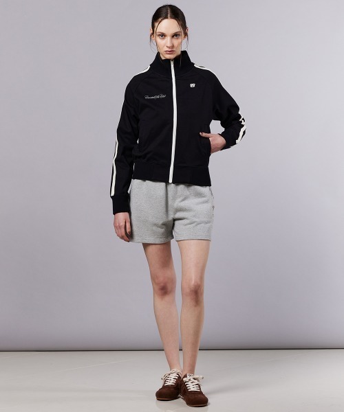 DOUBLE STANDARD CLOTHING(ダブルスタンダードクロージング)の「メッシュリバー トラックジャケット(ブルゾン・レディース・モカ/ブラック・FREE)」の4枚目の写真