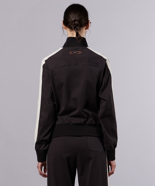 DOUBLE STANDARD CLOTHING(ダブルスタンダードクロージング)の「メッシュリバー トラックジャケット(ブルゾン・レディース・モカ/ブラック・FREE)」の8枚目の写真