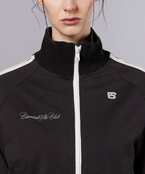 DOUBLE STANDARD CLOTHING(ダブルスタンダードクロージング)の「メッシュリバー トラックジャケット(ブルゾン・レディース・モカ/ブラック・FREE)」の9枚目の写真