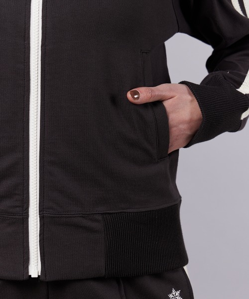 DOUBLE STANDARD CLOTHING(ダブルスタンダードクロージング)の「メッシュリバー トラックジャケット(ブルゾン・レディース・モカ/ブラック・FREE)」の12枚目の写真