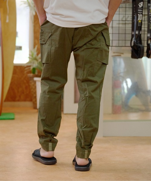 Sunny Smith(サニースミス)の「【SUNNY SMITH】Working Smith Grosgran Twill Long カーゴパンツ(カーゴパンツ・メンズ・カーキ/チャコール・MEDIUM/LARGE)」の8枚目の写真