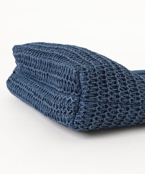 M.deux（エムドゥ）の「ハンドルペーパートート（トートバッグ・レディース・ベージュ/ネイビー・FREE）」の6枚目の写真