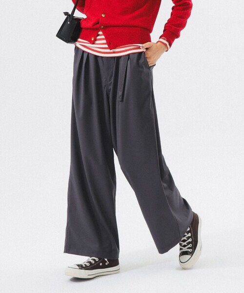 セール】【別注】Gramicci / 2プリーツ ワイド スラックス 25FW