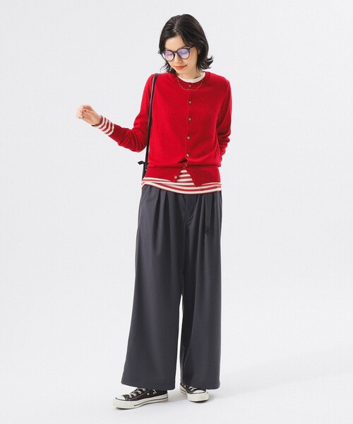 Gramicci（グラミチ）の「【別注】Gramicci / 2プリーツ ワイド スラックス 25FW（スラックス・レディース・チャコールグレー/ネイビー・ONE SIZE）」の18枚目の写真