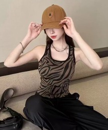 Chick | Greco tank top with all-over pattern / 総柄 グレコタンクトップ(タンクトップ)