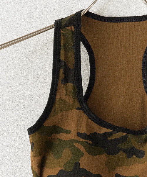 Chick（チック）の「Greco tank top with all-over pattern / 総柄 グレコタンクトップ（タンクトップ・レディース・ゼブラ/ホワイト系/レオパード/カモフラージュ・FREE）」の11枚目の写真