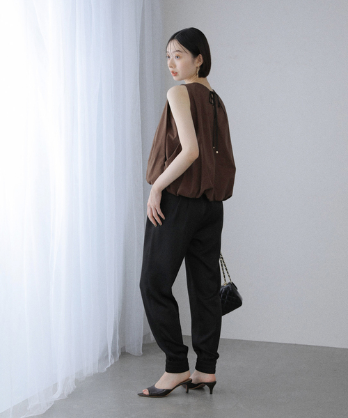 La TOTALITE(ラトータリテ)の「【洗える】バルーンブラウス(シャツ/ブラウス・レディース・ホワイト/ブラウン・FREE)」の13枚目の写真