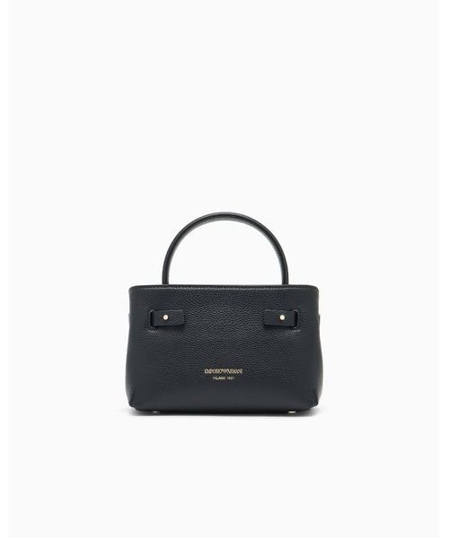 EMPORIO ARMANI(エンポリオアルマーニ)の「【エンポリオ アルマーニ】ミニバッグ パテント仕上げ ノットディテール(ショルダーバッグ・レディース・ブラック/ブラウン・FREE)」の4枚目の写真