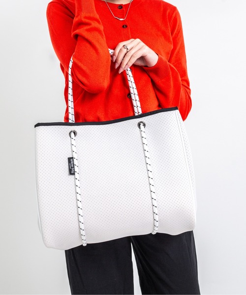 Willow Bay(ウィローベイ)の「【Willow Bay/ウィローベイ】トートバッグ マザーズバッグ(トートバッグ・レディース・ブラック×ブラック/ホワイト×ホワイト/カーキ・FREE)」の2枚目の写真