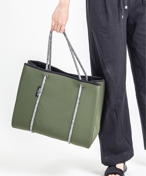 Willow Bay(ウィローベイ)の「【Willow Bay/ウィローベイ】トートバッグ マザーズバッグ(トートバッグ・レディース・ブラック×ブラック/ホワイト×ホワイト/カーキ・FREE)」の16枚目の写真