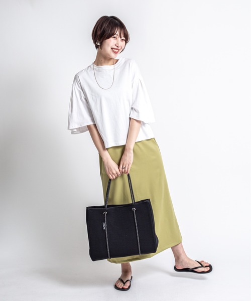 Willow Bay(ウィローベイ)の「【Willow Bay/ウィローベイ】トートバッグ マザーズバッグ(トートバッグ・レディース・ブラック×ブラック/ホワイト×ホワイト/カーキ・FREE)」の13枚目の写真