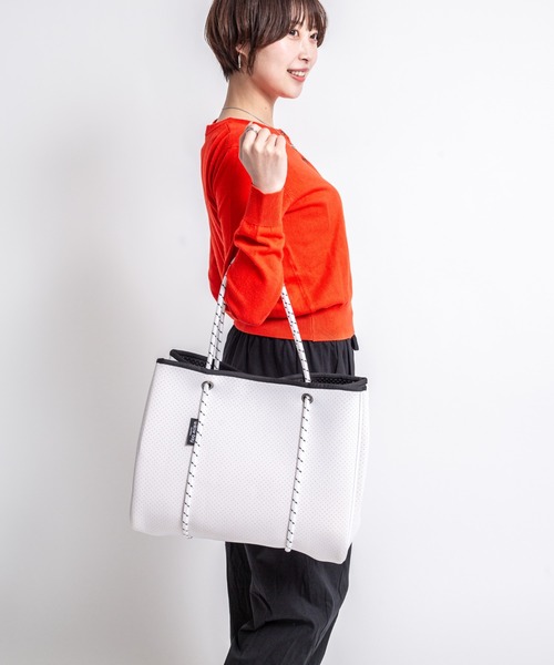 Willow Bay(ウィローベイ)の「【Willow Bay/ウィローベイ】トートバッグ マザーズバッグ(トートバッグ・レディース・ブラック×ブラック/ホワイト×ホワイト/カーキ・FREE)」の22枚目の写真