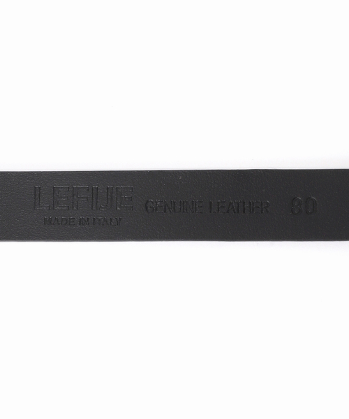 Noble(ノーブル)の「LEFIJE/レフィエ ゴールドラウンドバックルベルト(ベルト・レディース・ベージュ/ブラウン/ブラック・80)」の8枚目の写真