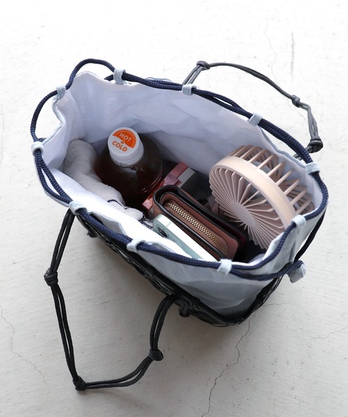 浴衣に合う】巾着付きかごバッグ（かごバッグ）｜UNCOCON