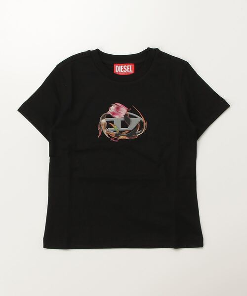 DIESEL（ディーゼル）Kids & Junior ブランドロゴ半袖Tシャツ