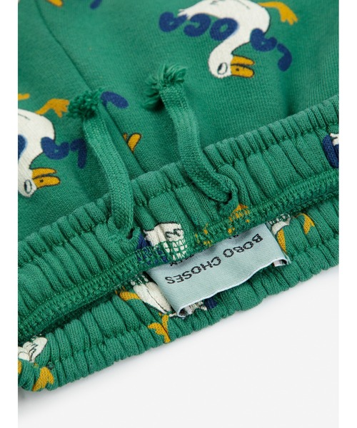 BOBO CHOSES(ボボショーズ)の「La Oca all over jogging pants(スウェットパンツ・キッズ・グリーン・18MONTH/24MONTH/12MONTH/6MONTH/3MONTH)」の4枚目の写真