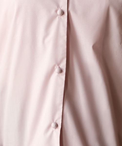 DONOBAN（ドノバン）の「ポンポンカラーブラウス（シャツ/ブラウス・レディース・ネイビー/ホワイト/ライトピンク・ONE）」の9枚目の写真