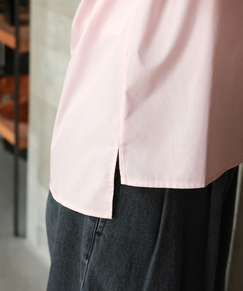 DONOBAN（ドノバン）の「ポンポンカラーブラウス（シャツ/ブラウス・レディース・ネイビー/ホワイト/ライトピンク・ONE）」の8枚目の写真