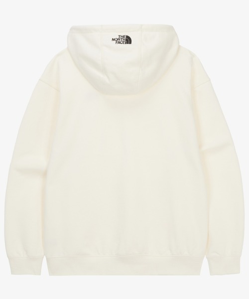 ノースフェイス スウェットパーカー フーディー ロゴ刺繍 キャメル×ホワイト THE NORTH FACE ザ ノースフェイス ハーフドーム ロゴ刺繍