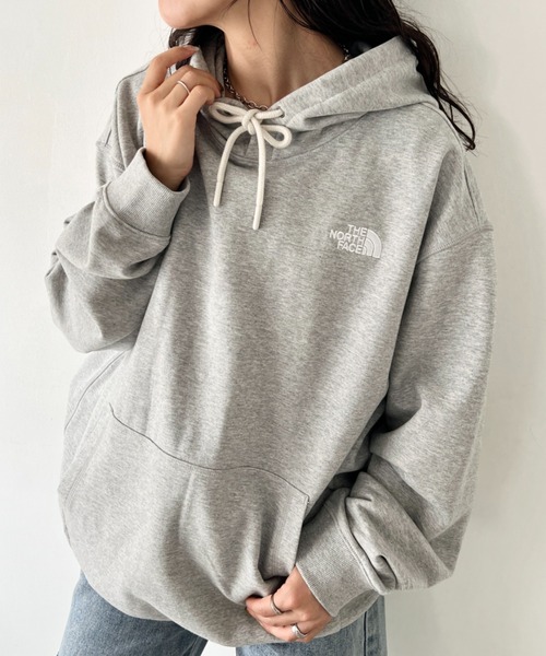 THE NORTH FACE(ザノースフェイス)の「THE NORTH FACE(ザ・ノースフェイス)/ワンポイント ロゴ刺繍 パーカー フーディ/M'S CORE HOODIE(パーカー・レディース・グレー/クリーム/ブラック/ライトブルー/サンドベージュ・XL/L/XXL/M)」の7枚目の写真
