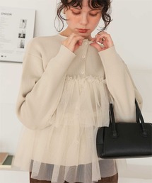 トップス（ベージュ系・フリル）ファッション通販 - ZOZOTOWN
