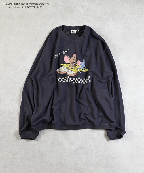 トムとジェリー】別注プリントトレーナー/おとな（スウェット