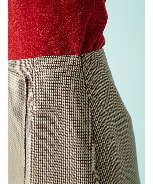 LILY BROWN（リリーブラウン）の「バリエーションラップミニスカート（スカート・レディース・グレー/ブラウン/チェック・0/1）」の11枚目の写真