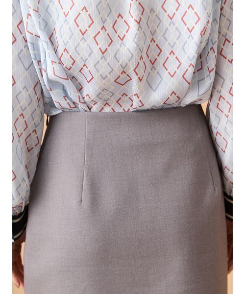 LILY BROWN（リリーブラウン）の「バリエーションラップミニスカート（スカート・レディース・グレー/ブラウン/チェック・0/1）」の17枚目の写真