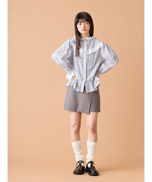 バリエーションラップミニスカート / LILYBROWN セール】バリエーションラップミニスカート（スカート）｜LILY BROWN