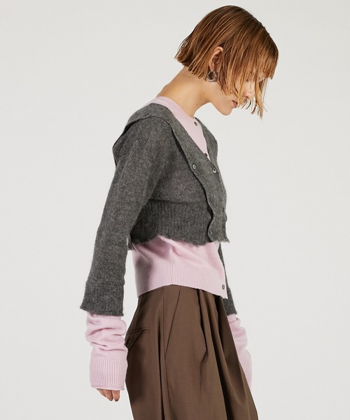 PRANK PROJECT（プランクプロジェクト）の「【Pre-Order】マルチウェイニットセット / Multi-Way Knit Set（ニット/セーター・レディース・グレー/チャコールグレー/ピンク・FREE）」の13枚目の写真