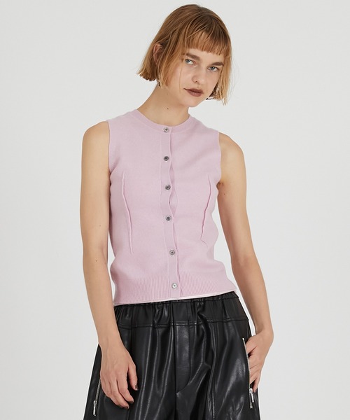 PRANK PROJECT（プランクプロジェクト）の「【Pre-Order】マルチウェイニットセット / Multi-Way Knit Set（ニット/セーター・レディース・グレー/チャコールグレー/ピンク・FREE）」の14枚目の写真